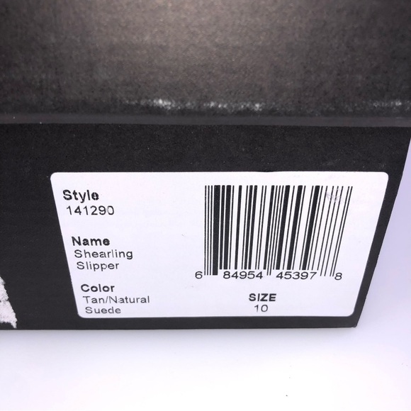 The Men's Store at Bloomingdale's Shearling Slippers Tan/Natural Suede Loafers - Picture 5 of 9